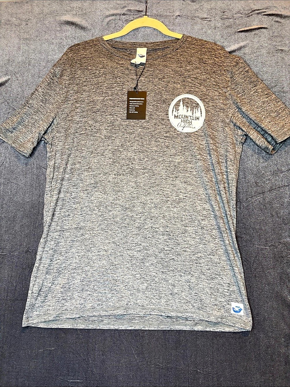 Mountain High Outfitters Performance Tech T-Shirt Men's Gray Tee L